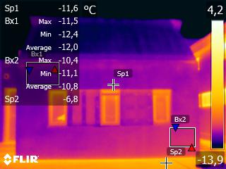 Termo posnetek JUBHome hiše
